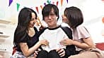 素人参加型モニタリング！ ママ友同士の逆3P筆おろしゲーム りえ＆ふじ