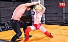 つるぺた女子の男水着チャレンジ会議 プロレス試合中「オマエ女だろ！」デカチンレスラーにバレてテンパって中出しさせちゃって･･･私どうかしてるぅぅ！ vs技巧派レスラー