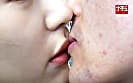 混雑バスで動けず長時間べろキスされ蕩け顔を見られた人妻は若いチ○ポを握りだす