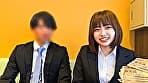 素人男女モニタリングAV！出張先のホテルで上司と部下が相部屋チャレンジ！ あんちゃんとうるはちゃん