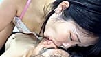 舌遣いが巧みなみすずちゃんがM男に濃厚鼻フェラ