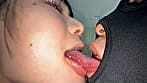 積極的で超長舌なゆいなちゃんがM男に濃厚キス
