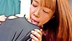 何度も舌フェラをさせるねねちゃんがM男に濃厚キス