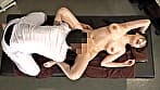 街で発見した素人娘の弾ける爆乳オイルまみれ！性感マッサージからにゅるりとチンコ挿入！？