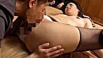 五十路妻が旦那が見てる前で恥じらい中出しSEX