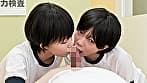 男子にバレるかな？つるぺた姉妹のなりきり健康診断 ビンカンなところを触られてもガマンしてたのに･･･