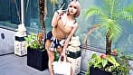 【黒ギャル＝ドスケベ説･･･無事立証！！攻めてるビジュなのに泣きアクメのギャップSEX！！】【ガチギャルお姉さん（美乳）に大欲情でハッスル♪ハッスル♪】【マッチガチャSSSRのビジュ〇エロス全開！！カフェオレハッピービッチとナマナカ！！】 蘭華