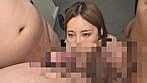上司たちとオフィス内で3Pする爆乳美女