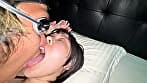 【個人撮影】加護まりのハメ撮り風 Dキス＆口臭嗅ぎ手マン