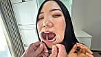 【個人撮影】桃瀬まゆの舌ブラシで「汚舌苔」採取
