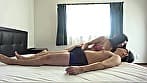 【個人撮影】桃瀬まゆのベット横たわり鼻●●＆手コキ