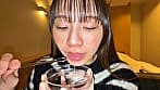 【個人撮影】さくまつなの舌ブラシで「汚舌苔」採取