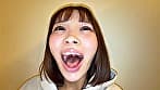 【個人撮影】渡来ふうの喉チン触り＆開口器アヘ顔Wピース