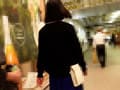 ○○電車＃023 黒髪ボブの清楚な短大生