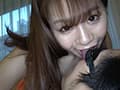 真白わかなチャンの極上顔舐め＆唾垂らし手コキプレイ！