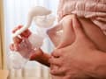 嫁に搾乳の仕方を教えてる先輩ママさんのおっぱいに発情