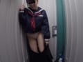 少女限定・局部アップ 女子仮設トイレ○撮