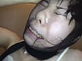 変顔拘束 顔面ストッキング女03