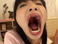 満月ひかりちゃんの舌・口内自撮り