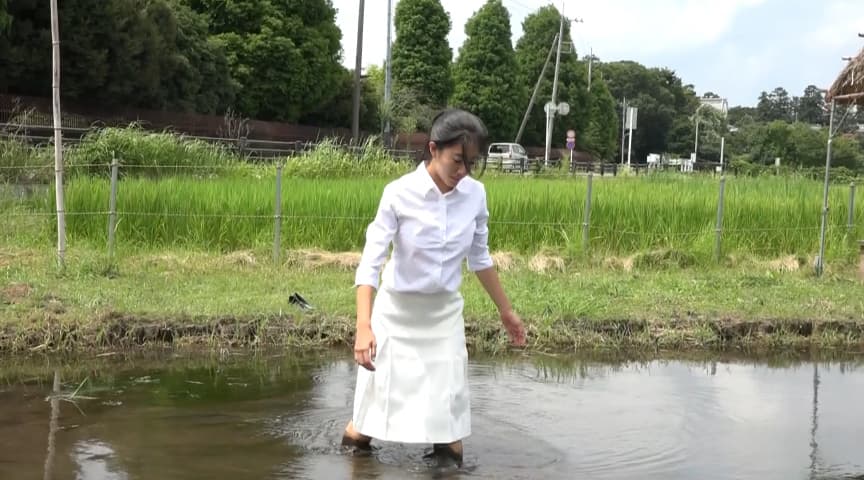 内定者研修での泥との戯れ