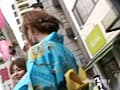 お祭り隠し撮り・浴衣姿のパンティ