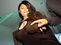 爆乳と二人きりでホテルにしけ込みモミモミ