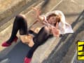 モラル0のギャル美女たちを野外露出に誘ってみた Best
