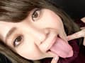 淫乱痴女のベロ唾液手コキ