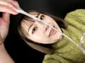 淫乱痴女のベロ唾液手コキ