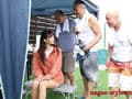 2泊3日のキャンプ 町内会まわしテント4 前田美波