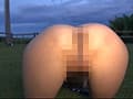 メス犬野外放尿 6匹のペットたちの○制おしっこ