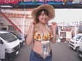 ビキニギャルがアナルを嗅がれ舐められ大赤面！あず編