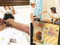 イカサレホットドッグ販売！小野坂ゆいか 望月つぼみ