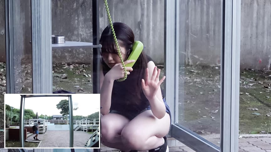 公衆電話ボックス360度 ひまりさん（22歳・大学生）