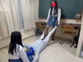 りおなに好きな女子の前で電気アンマで無様に逝かされる