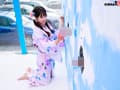 彼女さん！彼氏のチ○ポ当ててください 浴衣美少女SP