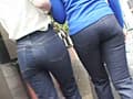 街角ジーンズヒップ
