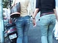 街角ジーンズヒップ