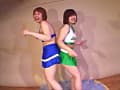 お尻のこすり合わせ