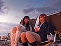 ちっぱい女子旅 プライベートでも仲良しだけど2人きりでデートして、お風呂に入って、たくさんキスしたら…好きが溢れました。 希咲那奈 由良かな