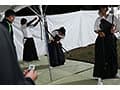 練習中に弓道部女子2人をパワハラ性指導で掌握して言いなりW穴奴●