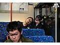 大量ぶっかけ路上凌● 痴●バスに計画乗車させられた美顔J〇が精液ぐちゃドロ羞恥下校