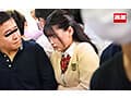串刺しJ○痴● 痴●師2人に挟み撃ちされ逃げられず上下の穴を塞がれた色白娘 止まらないバイブ責めでイキ狂った巨乳娘
