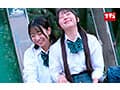 女子校カップルをレズらせ逆3P 恋人♀の前でイキ我慢している敏感娘にチ〇ポの気持ち良さを教え込む生中出し