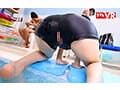 【VR】つるぺた女子の男水着チャレンジVRver. 男子のフリに気づいてイジって中出ししちゃったデカチンおじの気持ち…マジ体験してみてよぉぉ～！ 赤名いと