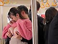 電車内で一際目立つ爆乳Oカップのお姉さんを痴〇したら、抵抗せず超敏感体質でサイレントイキ！ 恋渕ももな