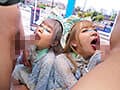 マジックミラー号 ハードボイルド 街中で客引き中の看板コンカフェ娘が乳首いじられっぱなしチクハラ接客に挑戦！乳頭をこねくり回されて乳首痙攣イキ！出禁エロ行為も断れないほど敏感になった不本意ぬるぬるオマ〇コはデカチン口説きで掟破りの生本番を受け入れてしまう…