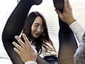 女子社員のむっちり黒パンスト尻！透けパンチラがスケベ過ぎ、社内や出張先でパンスト破ってフル勃起チ〇ポ突入！
