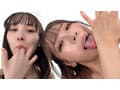 脳とチ〇ポがトロけちゃうくらいに気持ちイィィーー！！！！！挟み撃ち 下品Wフェラチオ
