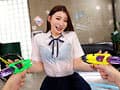 【VR】親戚のお姉ちゃんに水鉄砲撃ってたら白シャツ濡れ透けピン勃ち乳首に命中するたびビクンビクン感じる姿がエッチすぎて本能的合体 水も精子も出なくなるまで乳首とマ〇コを撃ちまくった夏休み Nia